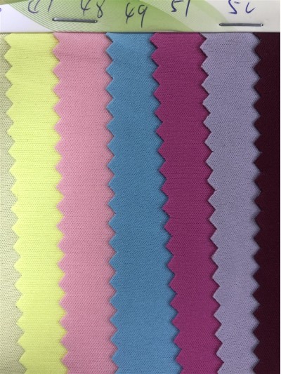 GZ-QF 50D牛奶絲  成份：全滌  克重：105-110g  超薄運動布  細節-8